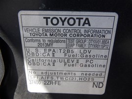 2013 Toyota Corolla S Navy Blue 1.8L AT #Z22947